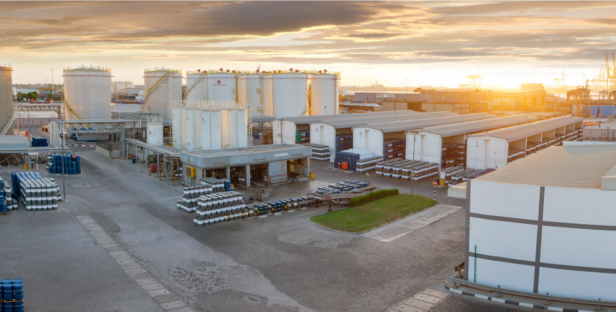 Petrochem's distribution terminal in Jebel Ali Port